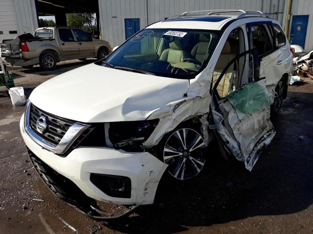 5N1DR2MN1KC648503 - 2019 NISSAN PATHFINDER WHITE photo 2