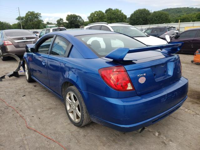 1G8AY12P84Z224335 - 2004 SATURN ION REDLIN BLUE photo 3