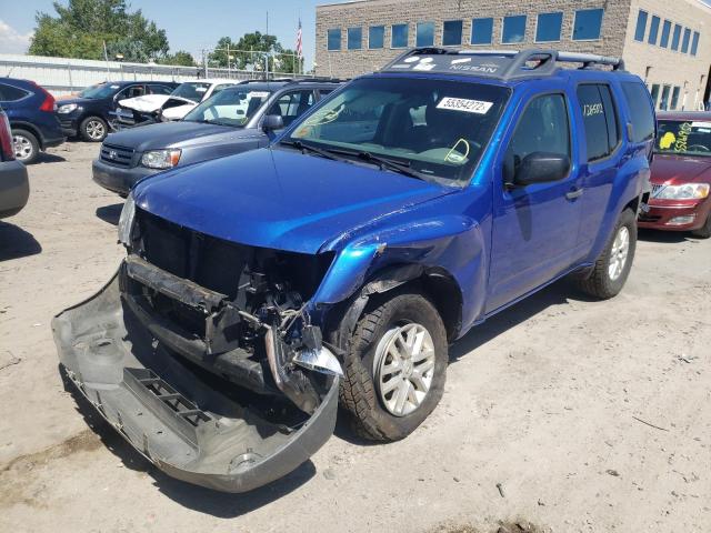 5N1AN0NWXDN825731 - 2013 NISSAN XTERRA X BLUE photo 2