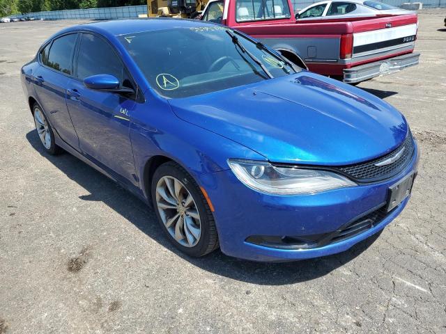 1C3CCCBB0FN756299 - 2015 CHRYSLER 200 S BLUE photo 1