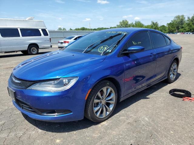 1C3CCCBB0FN756299 - 2015 CHRYSLER 200 S BLUE photo 2