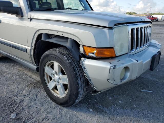 1J8HH48K07C501948 - 2007 JEEP COMMANDER თაფლისფერი ფოტო 9