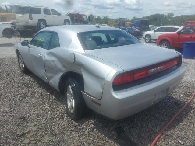 2B3CJ4DVXAH282220 - 2010 DODGE CHALLENGER SILVER photo 3