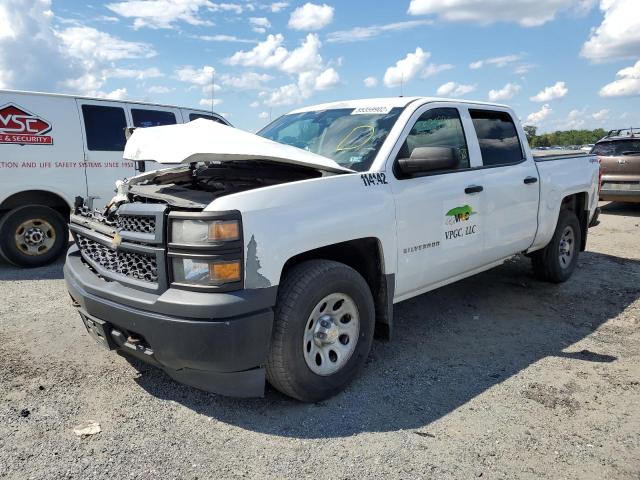 3GCUKPEH3EG176773 - 2014 CHEVROLET SILVERADO WHITE photo 2