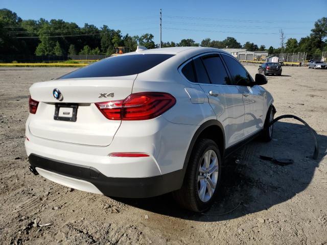 5UXXW3C52G0R21411 - 2016 BMW X4 XDRIVE2 WHITE photo 4