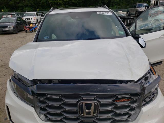 5FNYF8H60NB011842 - 2022 HONDA PASSPORT T WHITE photo 7