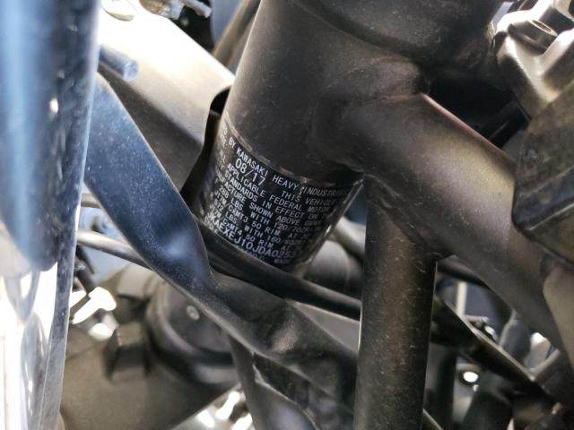 JKAEXEJ10JDA02537 - 2018 KAWASAKI EX650 J გრაფიტი ფოტო 10
