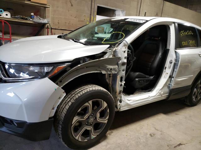 7FARW2H83KE018335 - 2019 HONDA CR-V EXL WHITE photo 9