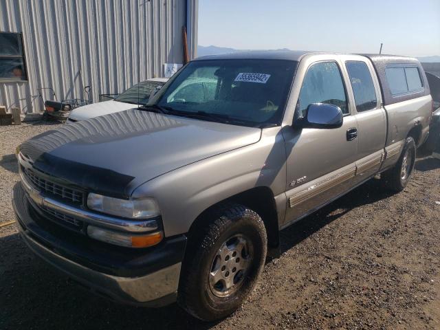 2GCEK19T121289612 - 2002 CHEVROLET SILVER1500 TAN photo 2