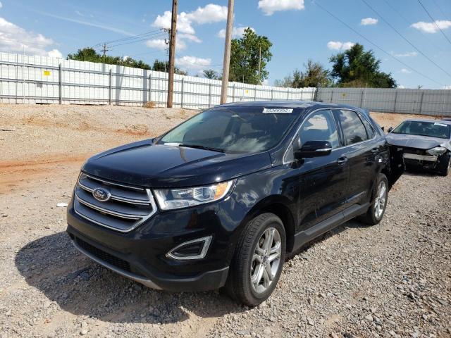 2FMPK3K96HBB53283 - 2017 FORD EDGE TITAN BLACK photo 2