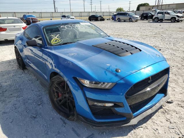 1FA6P8SJ8L5503122 - 2020 FORD MUSTANG SH BLUE photo 1