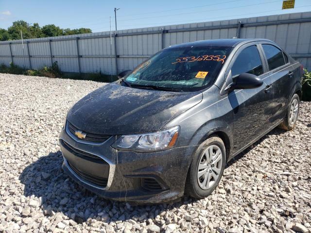 1G1JB5SB3K4134340 - 2019 CHEVROLET SONIC LS 灰色 照片 2