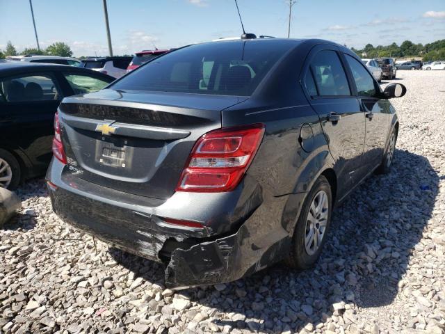 1G1JB5SB3K4134340 - 2019 CHEVROLET SONIC LS 灰色 照片 4