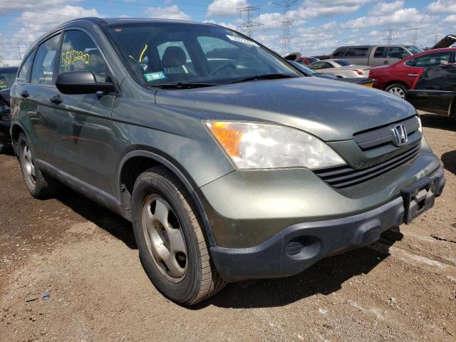 JHLRE483X7C098660 - 2007 HONDA CR-V LX GREEN photo 1