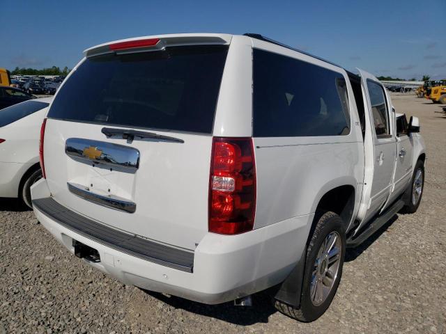 1GNSKJE72ER130855 - 2014 CHEVROLET SUBURBAN K WHITE photo 4