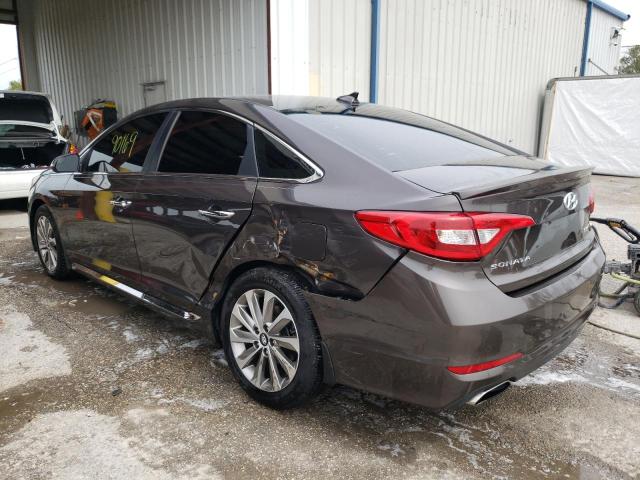 5NPE34AF2GH376798 - 2016 HYUNDAI SONATA SPO BROWN photo 3