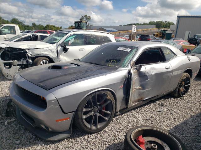 2C3CDZFJ1HH550955 - 2017 DODGE CHALLENGER GRAY photo 2