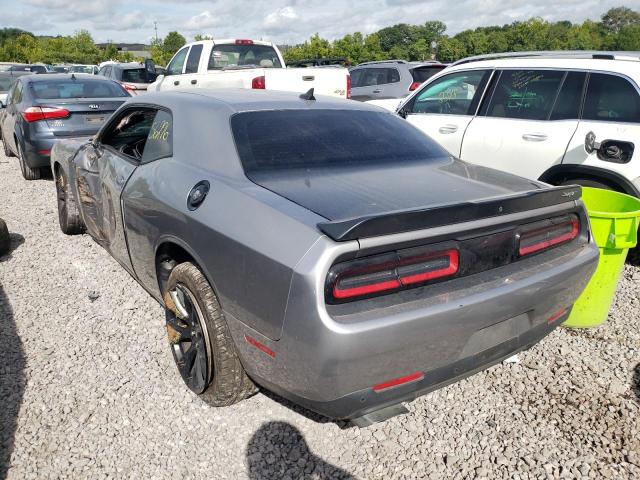 2C3CDZFJ1HH550955 - 2017 DODGE CHALLENGER GRAY photo 3