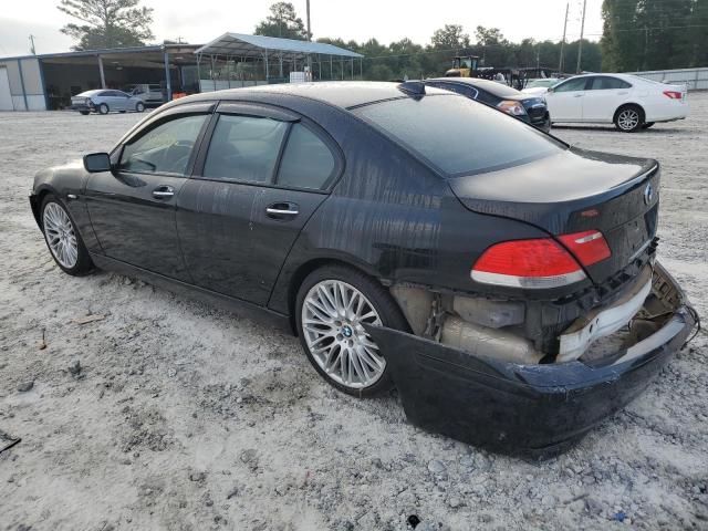 WBAHL83517DT09685 - 2007 BMW 750I BLACK photo 3