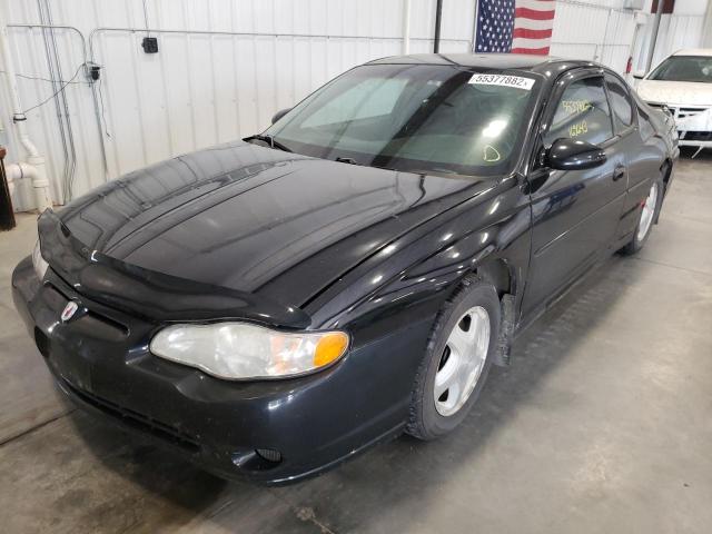 2G1WX12K839372229 - 2003 CHEVROLET MONTE CARL შავი ფოტო 2