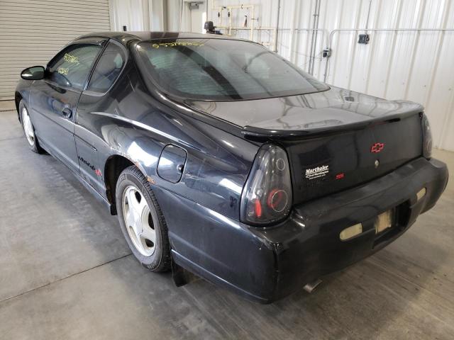 2G1WX12K839372229 - 2003 CHEVROLET MONTE CARL შავი ფოტო 3