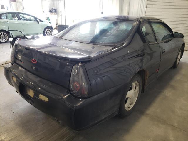 2G1WX12K839372229 - 2003 CHEVROLET MONTE CARL შავი ფოტო 4