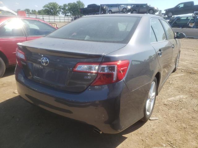 4T1BF1FK8CU153417 - 2012 TOYOTA CAMRY BASE GRAY photo 4