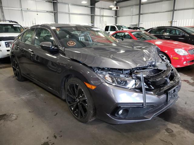 2HGFC2F87MH554827 - 2021 HONDA CIVIC SPOR GRAY photo 1
