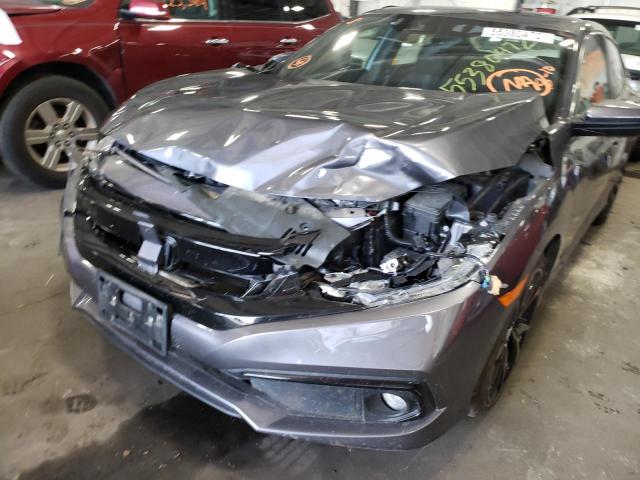 2HGFC2F87MH554827 - 2021 HONDA CIVIC SPOR GRAY photo 9