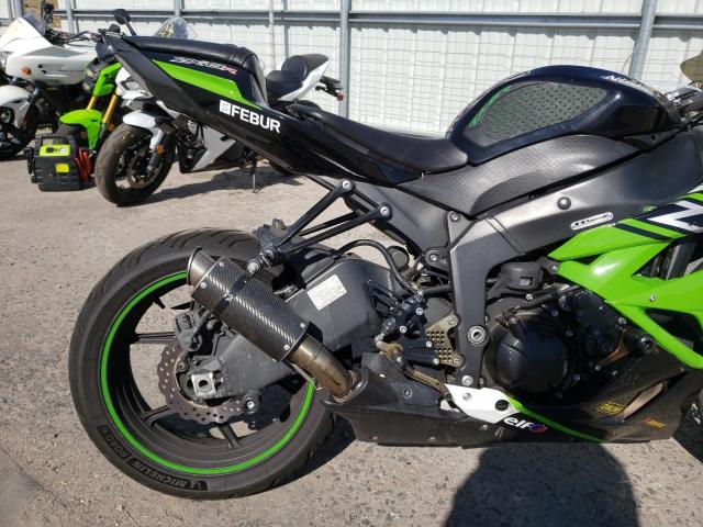 JKAZX4R199A012543 - 2009 KAWASAKI ZX600 R GREEN photo 6