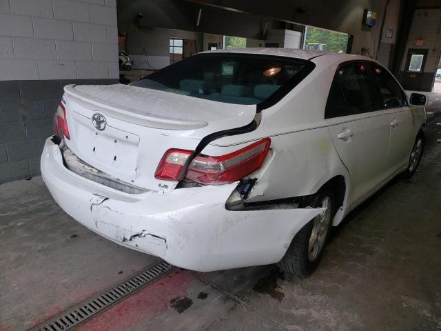 4T1BE46K67U568231 - 2007 TOYOTA CAMRY CE WHITE photo 4