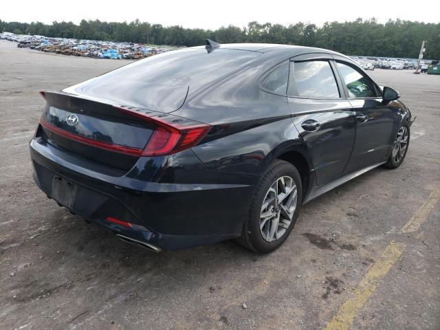 5NPEF4JA3LH027087 - 2020 HYUNDAI SONATA SEL BLACK photo 4