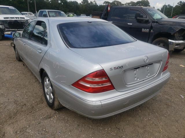 WDBNG75J01A201967 - 2001 MERCEDES-BENZ S 500 SILVER photo 3