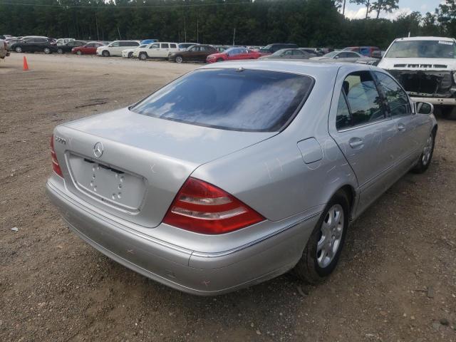 WDBNG75J01A201967 - 2001 MERCEDES-BENZ S 500 SILVER photo 4