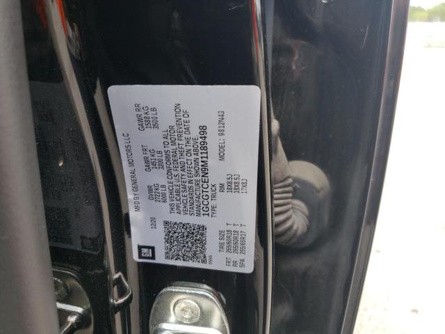 1GCGTCEN9M1189498 - 2021 CHEVROLET COLORADO L BLACK photo 10