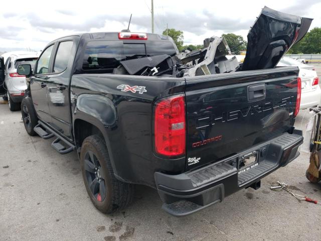 1GCGTCEN9M1189498 - 2021 CHEVROLET COLORADO L BLACK photo 3