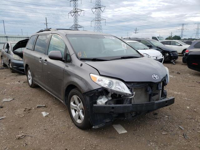 5TDKK3DC5ES444326 - 2014 TOYOTA SIENNA LE GRAY photo 1