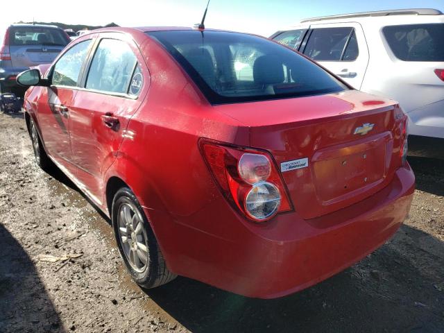 1G1JA5SH3C4153558 - 2012 CHEVROLET SONIC LS RED photo 3