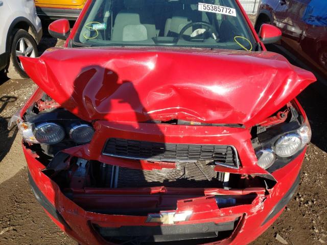 1G1JA5SH3C4153558 - 2012 CHEVROLET SONIC LS RED photo 7