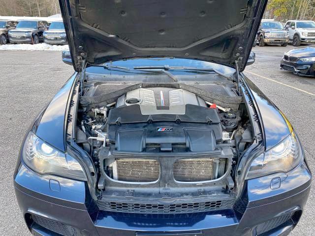 5YMGZ0C54BLK14199 - 2011 BMW X6 M BLUE photo 8