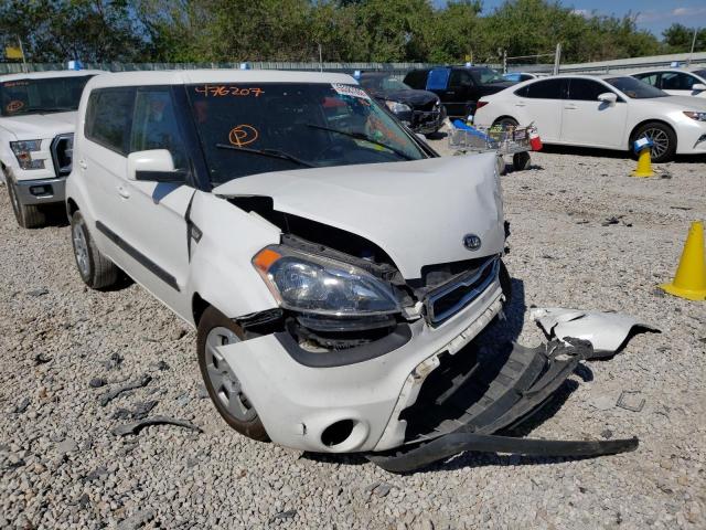 KNDJT2A53C7476207 - 2012 KIA SOUL WHITE photo 1