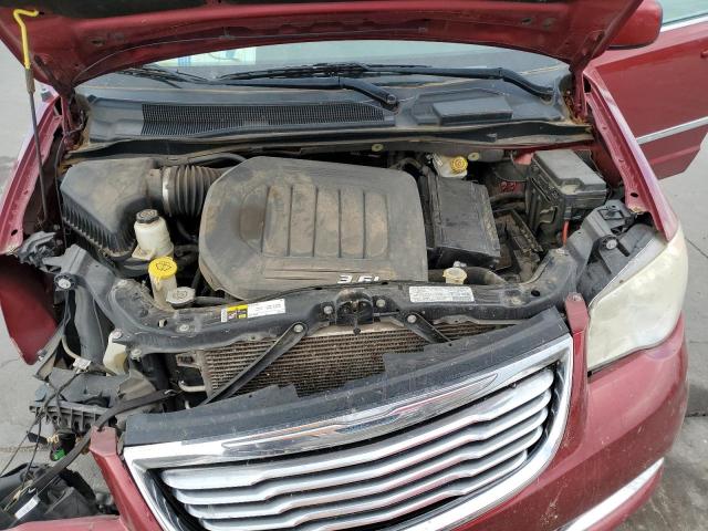 2C4RC1BG9DR630836 - 2013 CHRYSLER TOWN & COU BURGUNDY photo 7