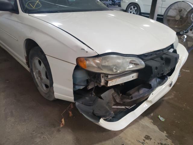2G1WX12KX39434794 - 2003 CHEVROLET MONTE CARL თეთრი ფოტო 9
