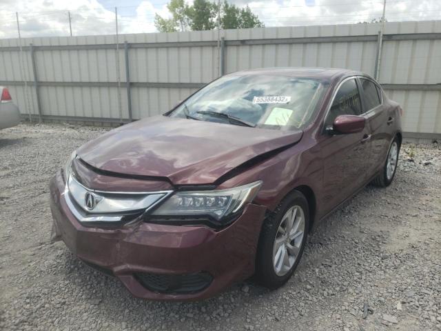 19UDE2F74GA006179 - 2016 ACURA ILX PREMIU MAROON photo 2