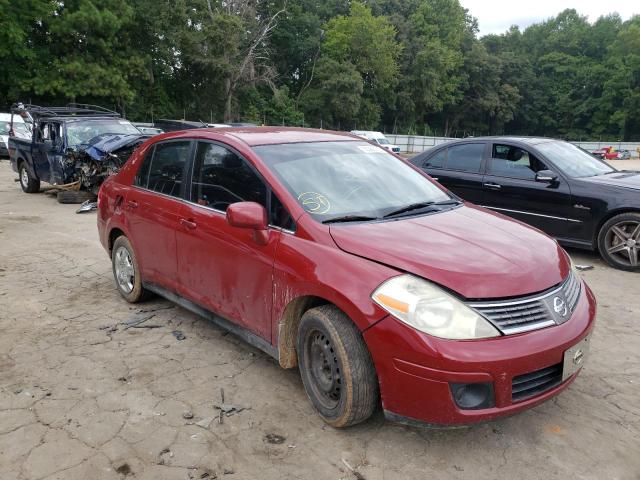 3N1BC11E47L401826 - 2007 NISSAN VERSA S BURGUNDY photo 1