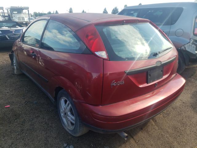 3FAFP3132YR129746 - 2000 FORD FOCUS ZX3 RED photo 3