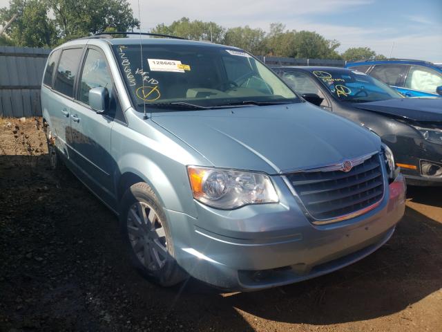 2A8HR54P78R673133 - 2008 CHRYSLER TOWN & COU BLUE photo 1