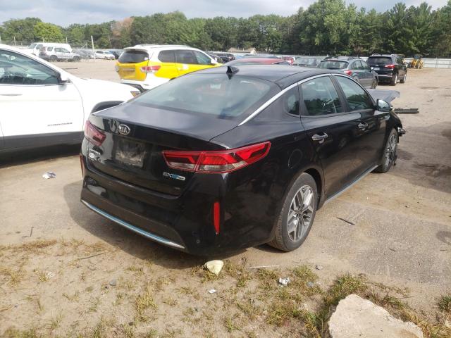 KNAGU4LE5L5044839 - 2020 KIA OPTIMA HYB BLACK photo 4