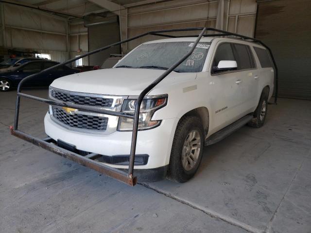 1GNSKHKC7GR123056 - 2016 CHEVROLET SUBURBAN K WHITE photo 2