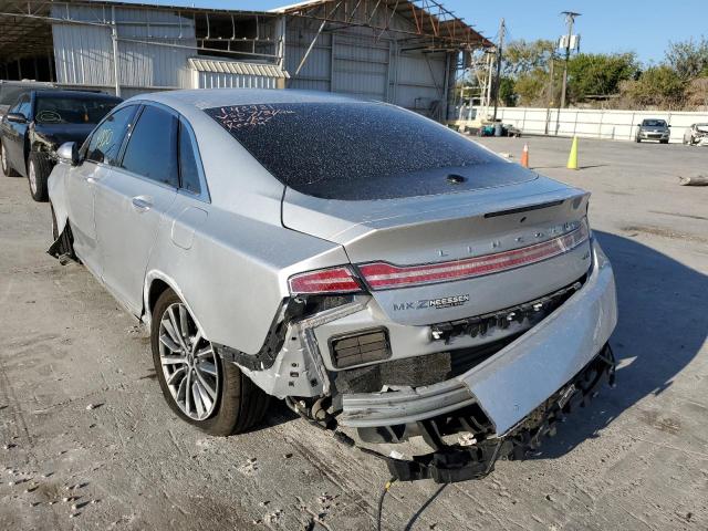 3LN6L5KU5HR653624 - 2017 LINCOLN MKZ HYBRID SILVER photo 3